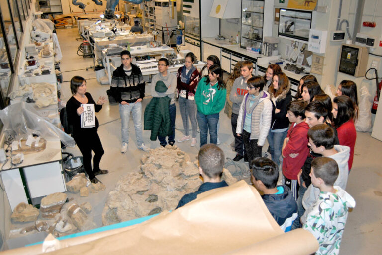 GE&Oacute;DROMO 14 Fundaci&oacute;n Din&oacute;polis 25112014 visita laboratorio3