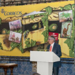 LAlcal&aacute; presentaci&oacute;n sellos dinosaurios Correos2