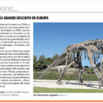 Heraldo Tercer Milenio docu Turiasaurus