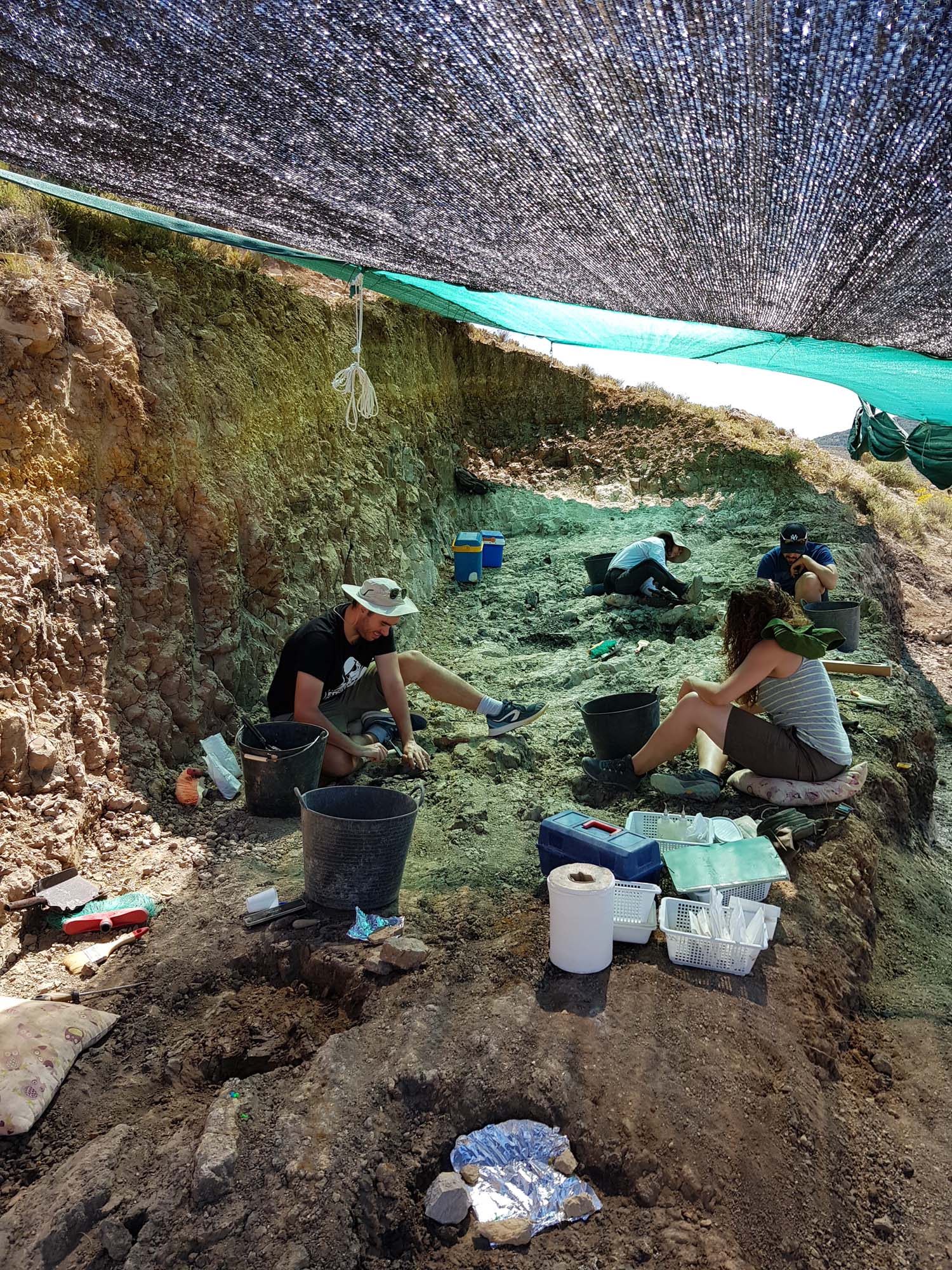 FOTO 2 excavación yacimiento Puente Minero Teruel FCPTD 