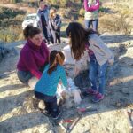 Visita alumnos CRA TURIA Riodeva yacimiento El Carrillejo