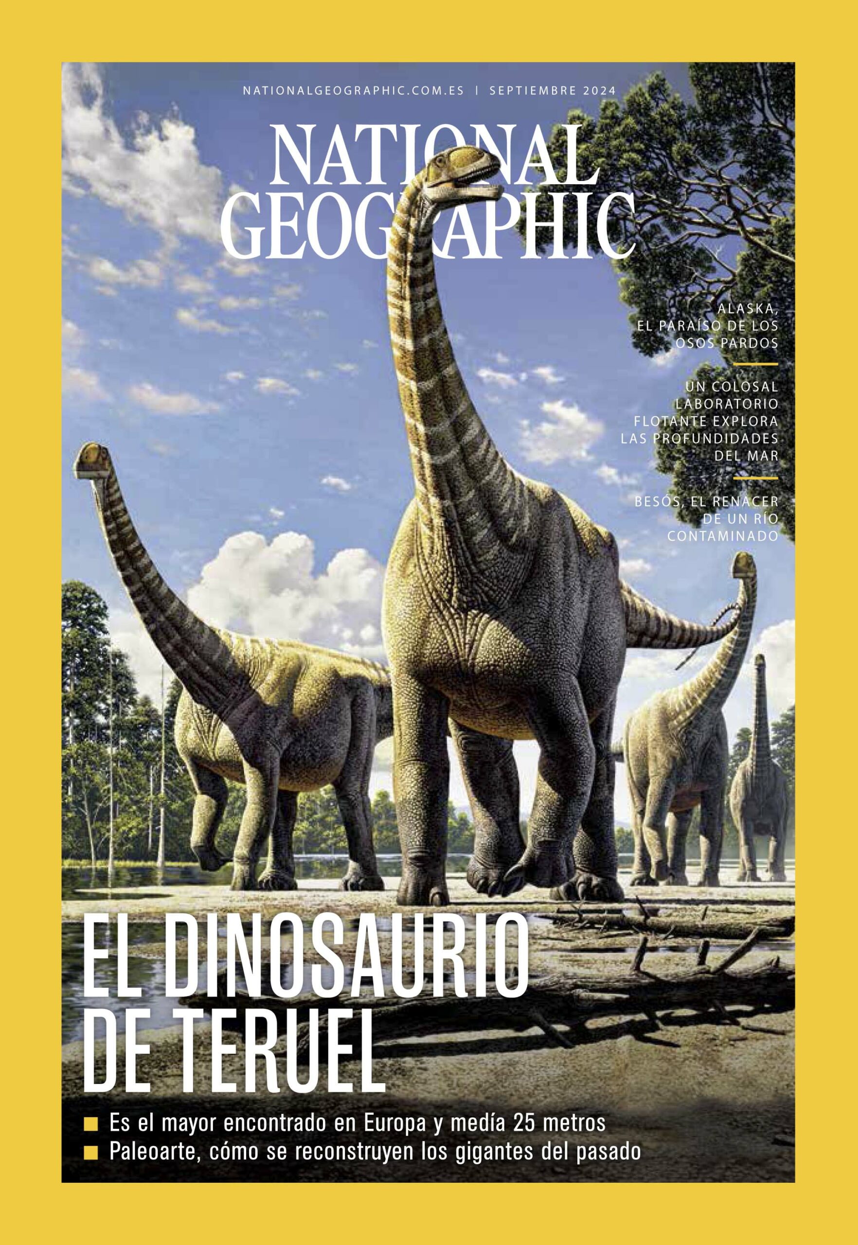 PORTADA DINOSARIO TERUEL National Geographic