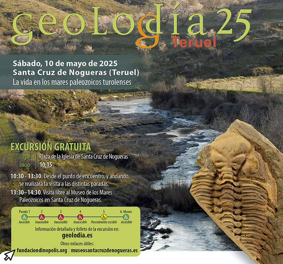 Foto 1 cartel informativo Geolodía 25 Teruel