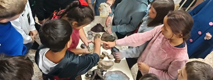 Escolares del Geoparque del Maestrazgo celebran el Día Internacional de la Geodiversidad con actividades sobre patrimonio paleontológico conducidas por la Fundación Dinópolis