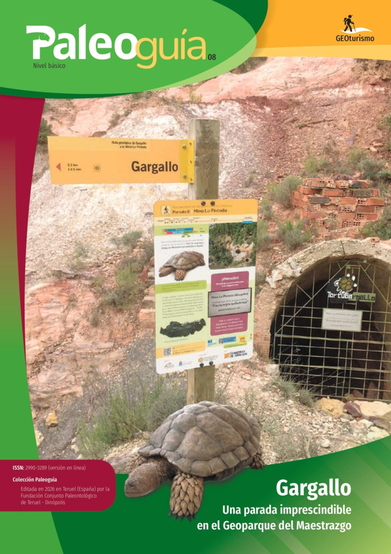 La ruta de la tortuga de Gargallo (Teruel) en una nueva ‘Paleoguía’ de la Fundación Dinópolis