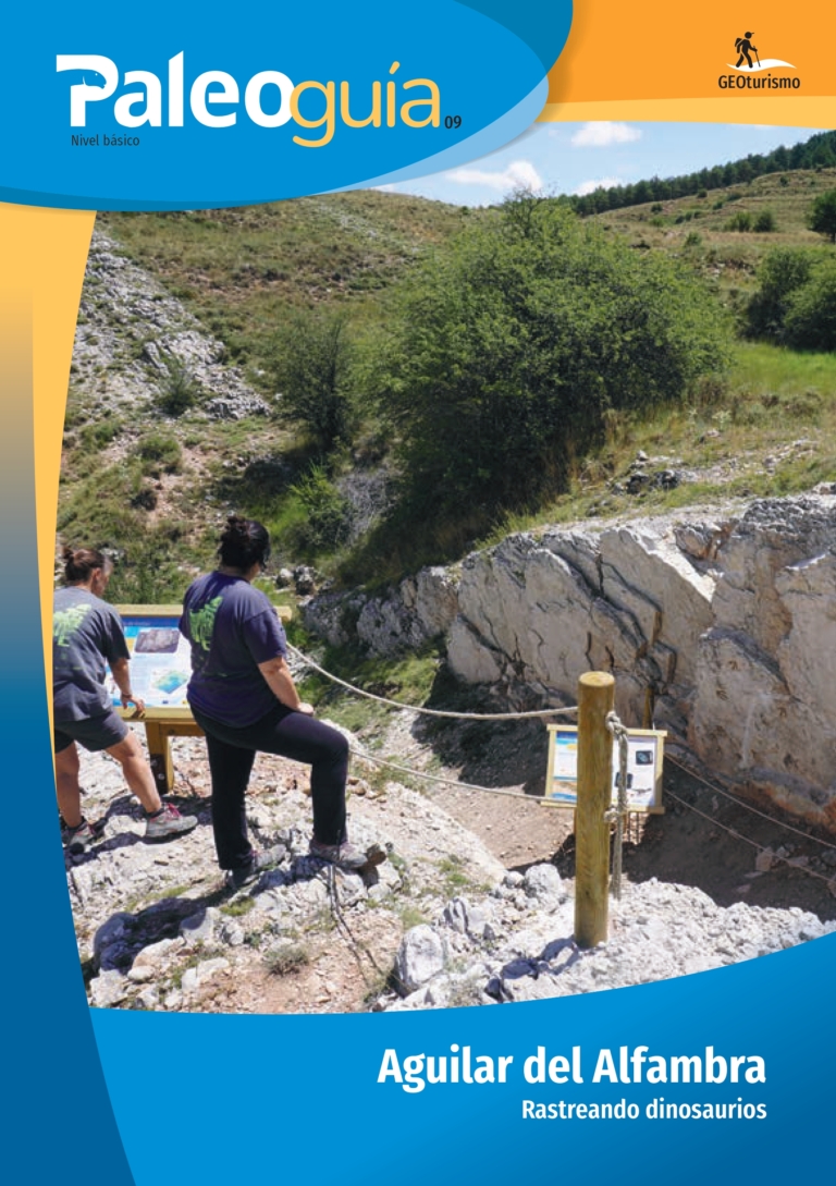 Las huellas de dinosaurios de Aguilar del Alfambra (Comarca Comunidad de Teruel), epicentro de una nueva ‘Paleoguía’ de la Fundación Dinópolis.